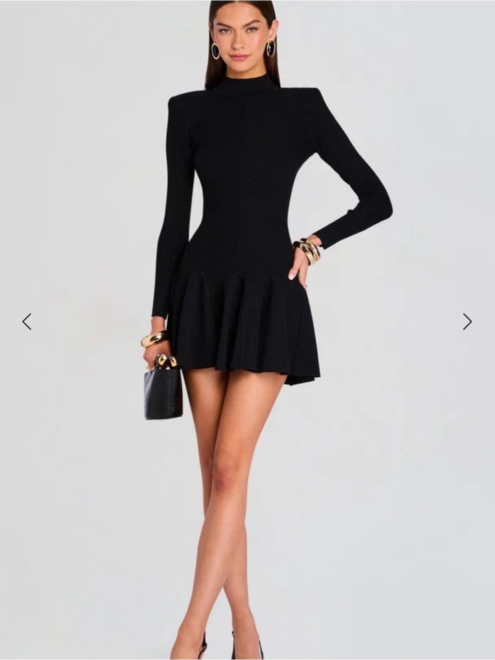 Retrofete Sydonie Metallic Knit Dress
